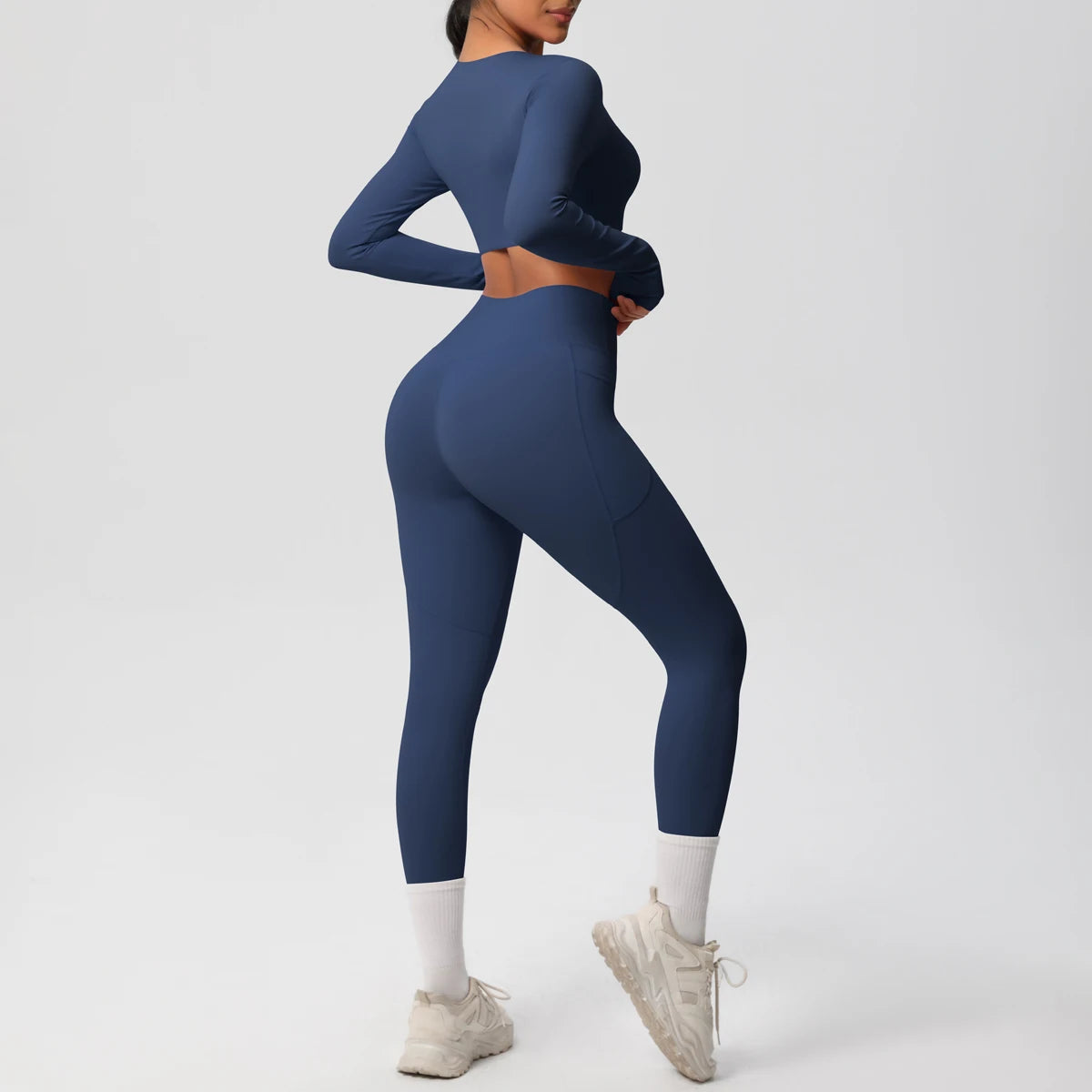Athletnova 2PCS Yoga Set Women Gym Clothing Fitness