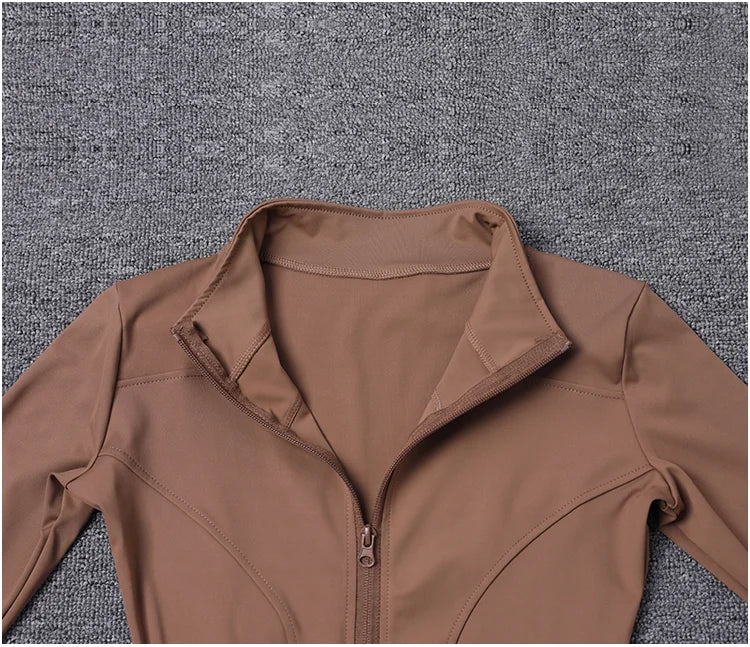 Women Sport Jacket Long Sleeve Shirt