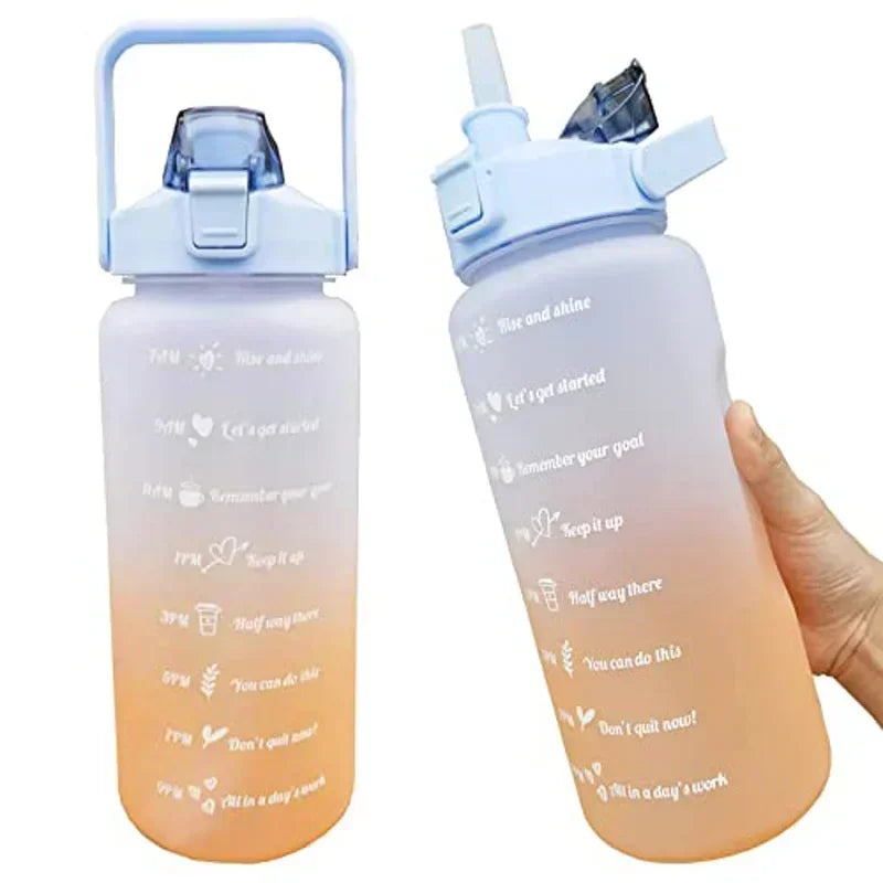 2 Liter Large Capacity Sports Water Bottle Leak proof.