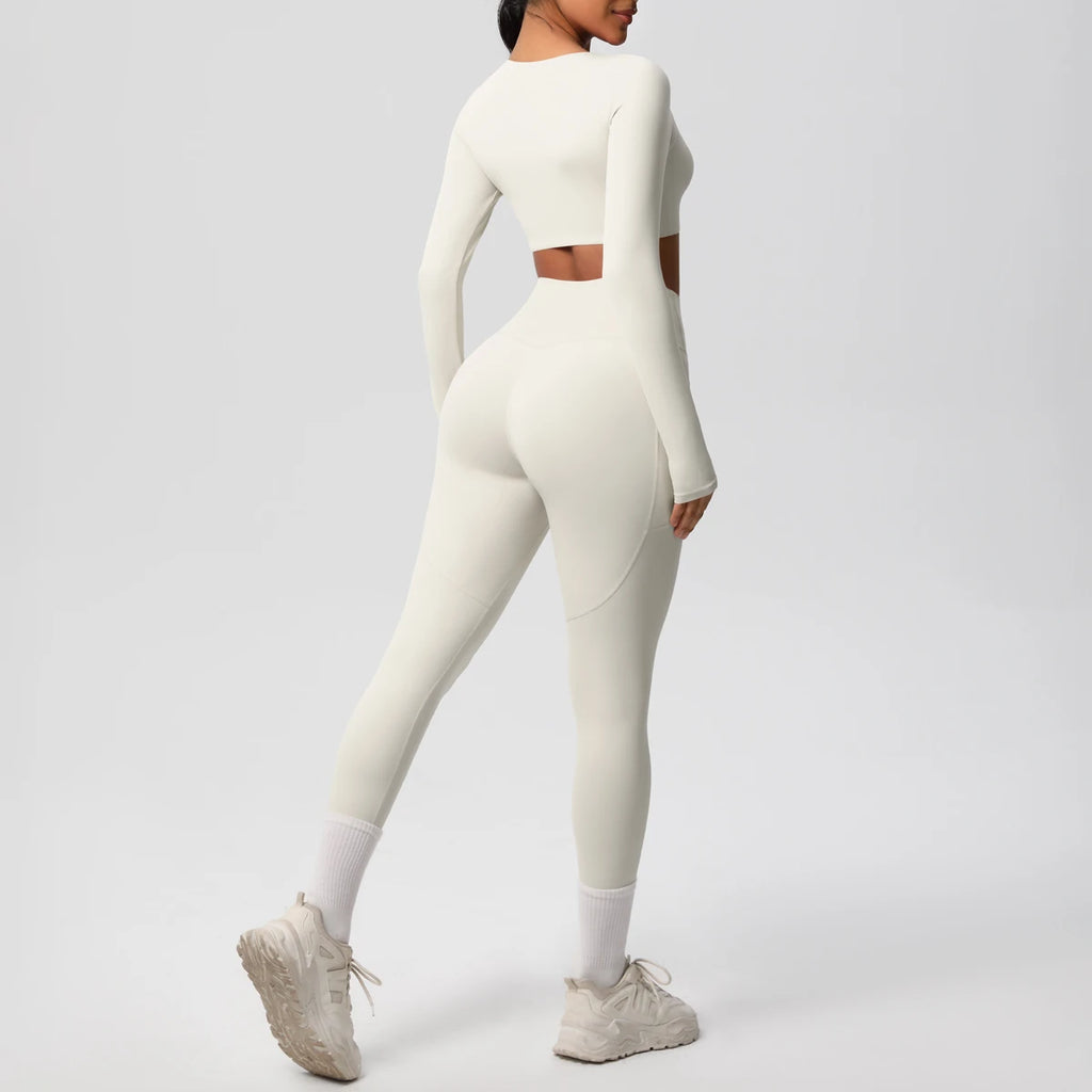 Athletnova 2PCS Yoga Set Women Gym Clothing Fitness