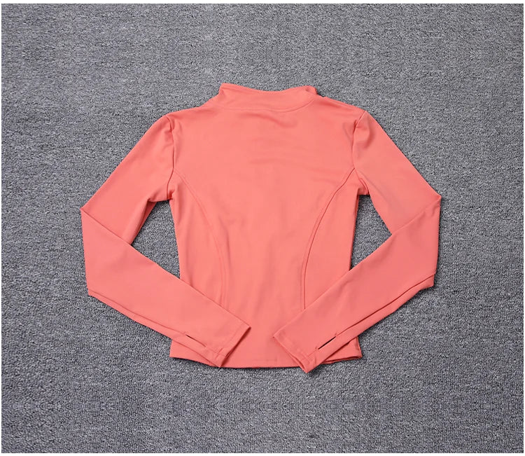 Women Sport Jacket Long Sleeve Shirt