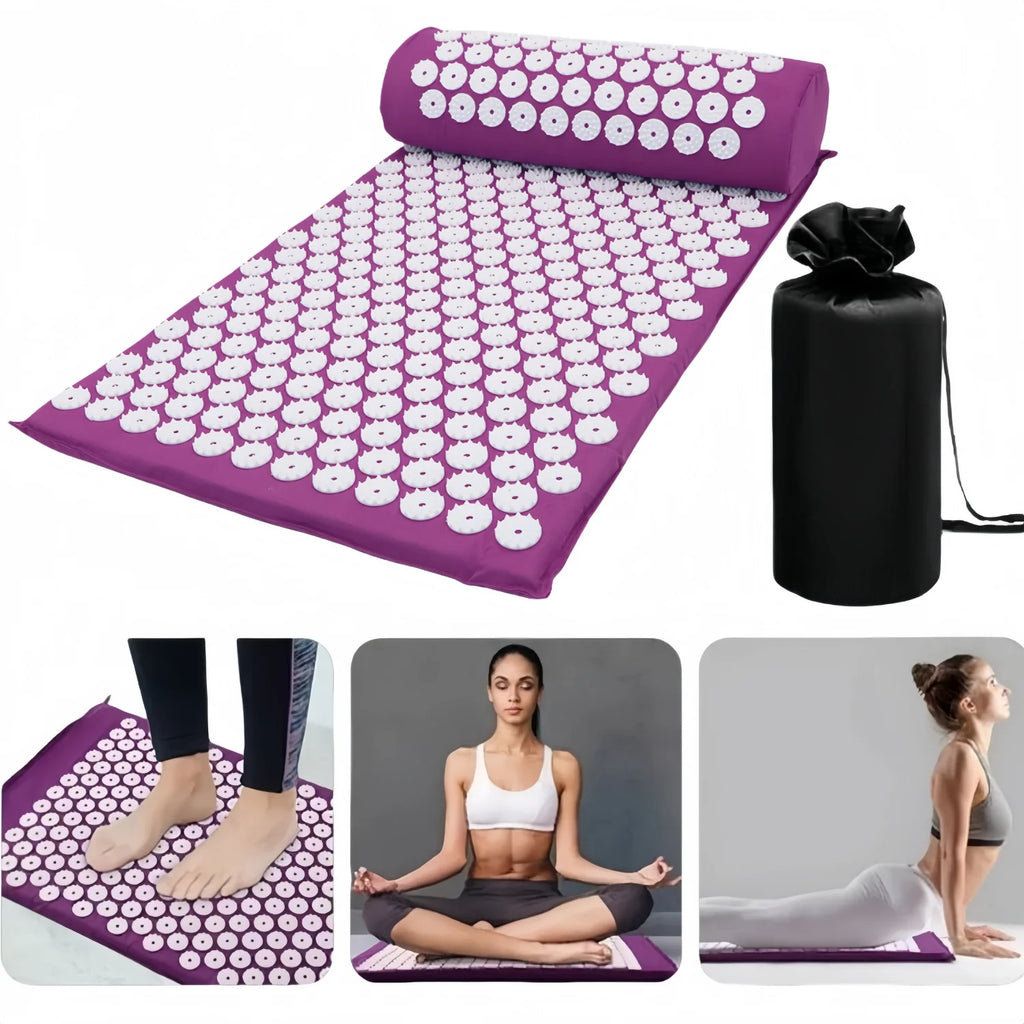 Non-Slip Massager Cushion acupressure Massage Yoga Mat