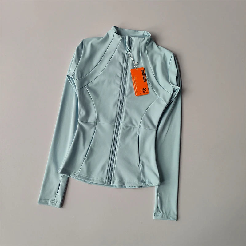 Women Sports Jacket Zip Fitness