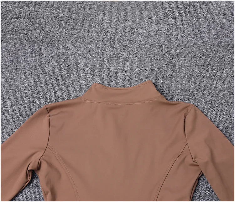 Women Sport Jacket Long Sleeve Shirt