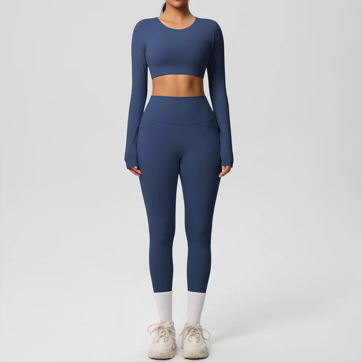 Athletnova 2PCS Yoga Set Women Gym Clothing Fitness