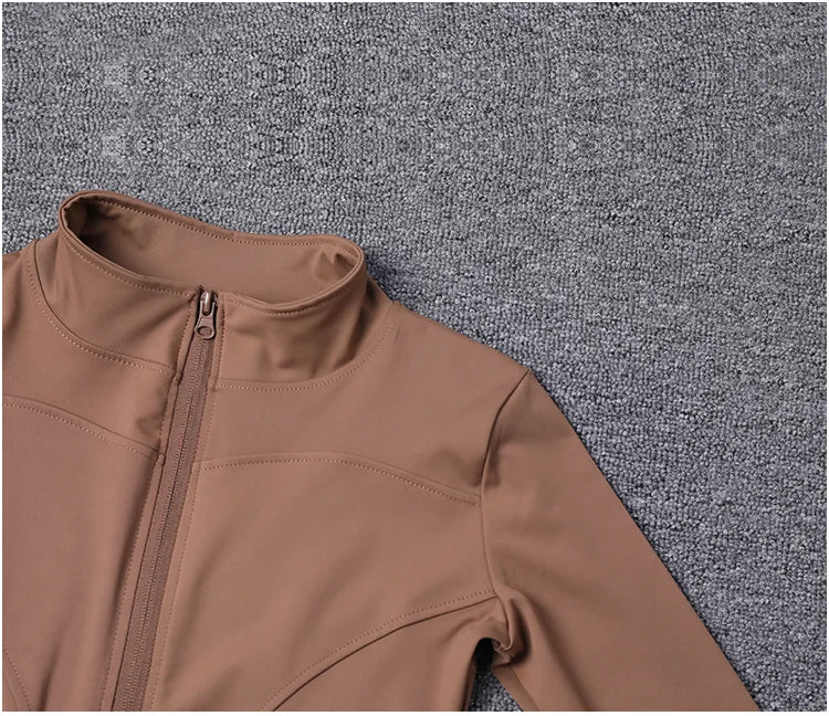 Women Sport Jacket Long Sleeve Shirt