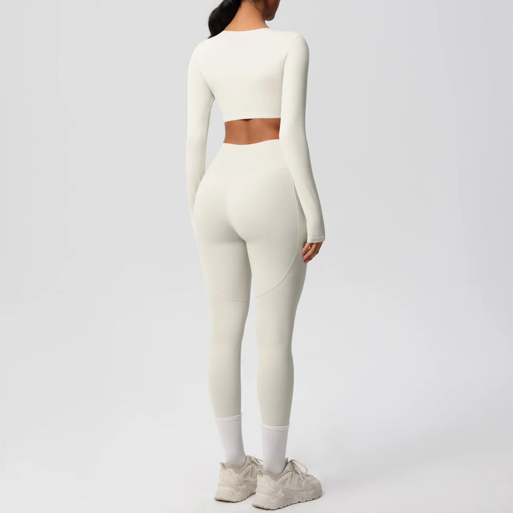 Athletnova 2PCS Yoga Set Women Gym Clothing Fitness