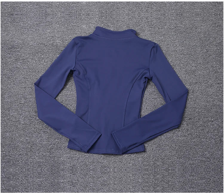 Women Sport Jacket Long Sleeve Shirt