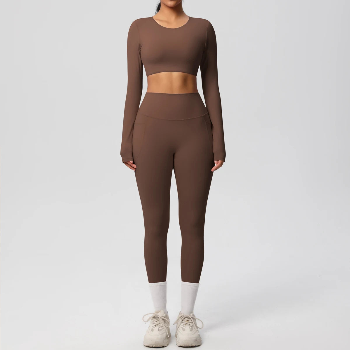 Athletnova 2PCS Yoga Set Women Gym Clothing Fitness