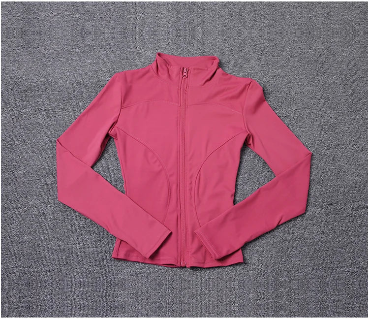 Women Sport Jacket Long Sleeve Shirt