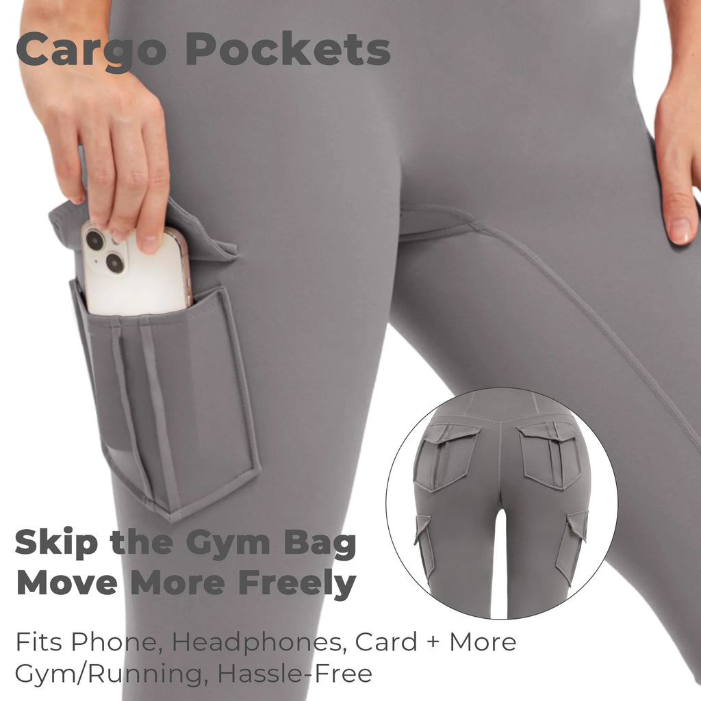 Women's Solid Color Gym Leggings High Waisted Fitness