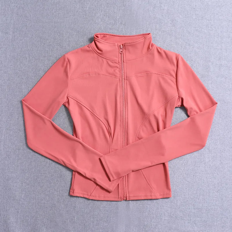 Women Sport Jacket Long Sleeve Shirt