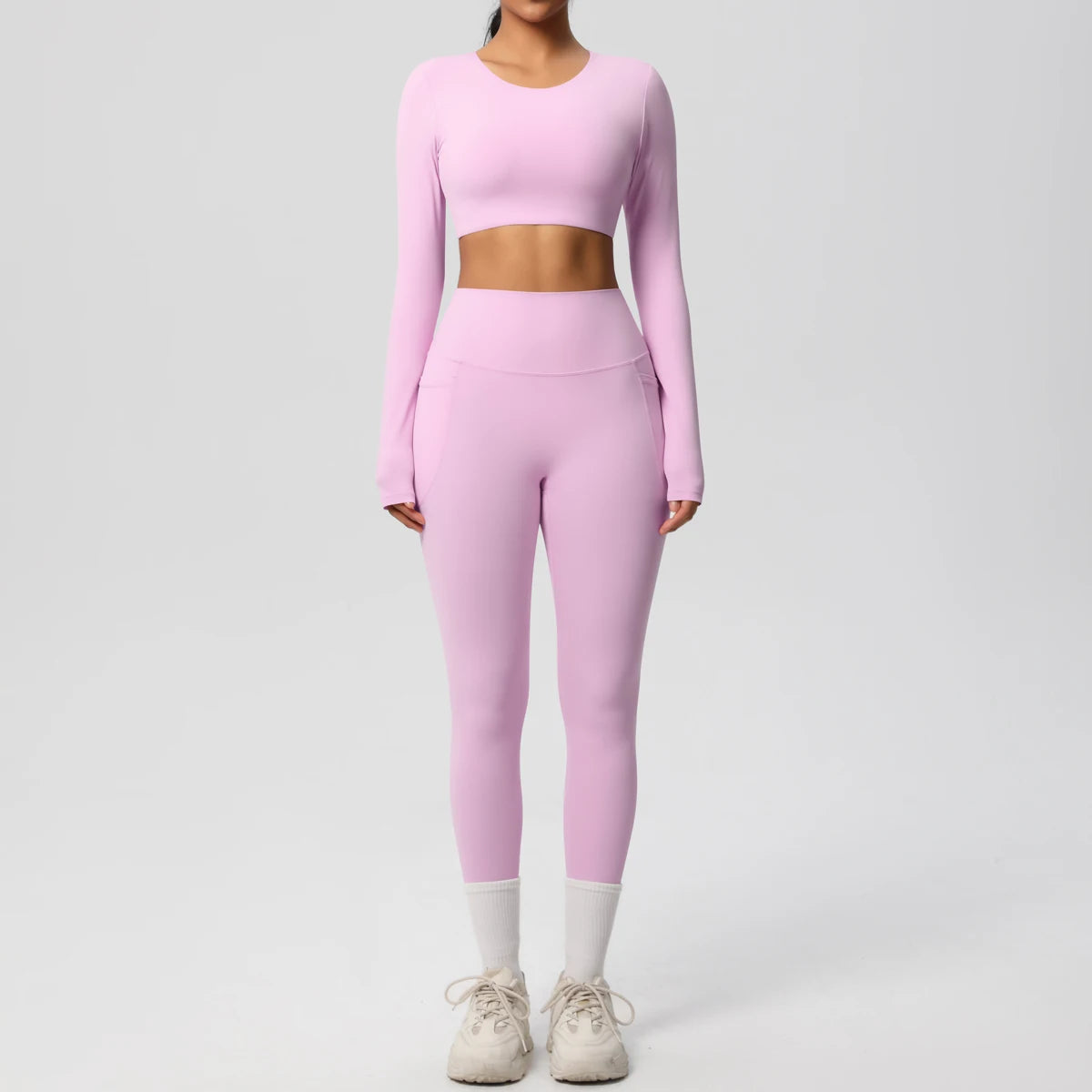 Athletnova 2PCS Yoga Set Women Gym Clothing Fitness
