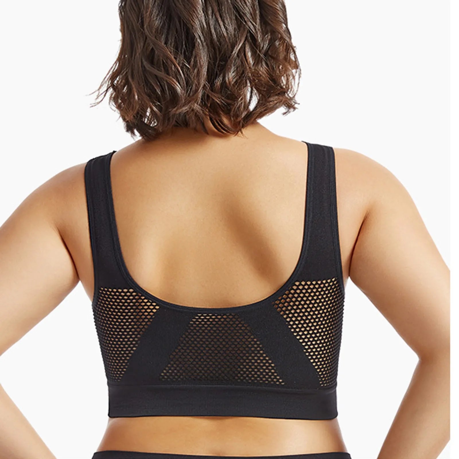 Beautiful Back Sports Bra Shockproof Running Fitness Anti-sagging Upper Collection Soft Support.