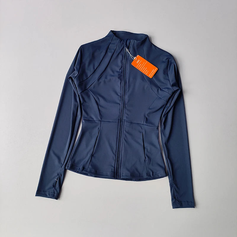 Women Sports Jacket Zip Fitness