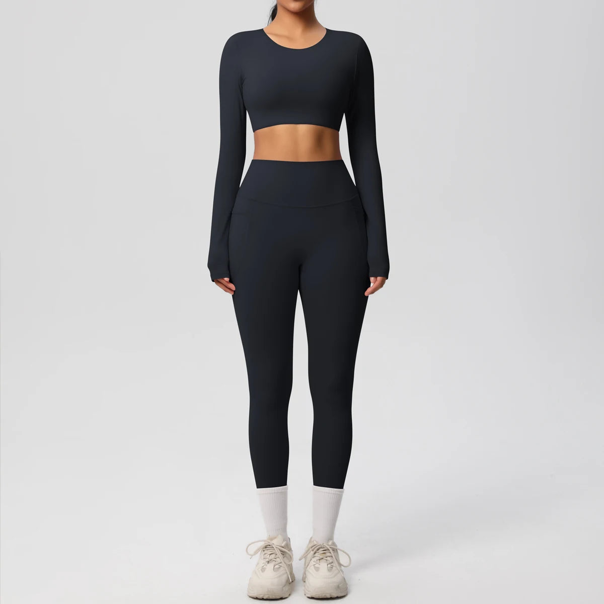 Athletnova 2PCS Yoga Set Women Gym Clothing Fitness