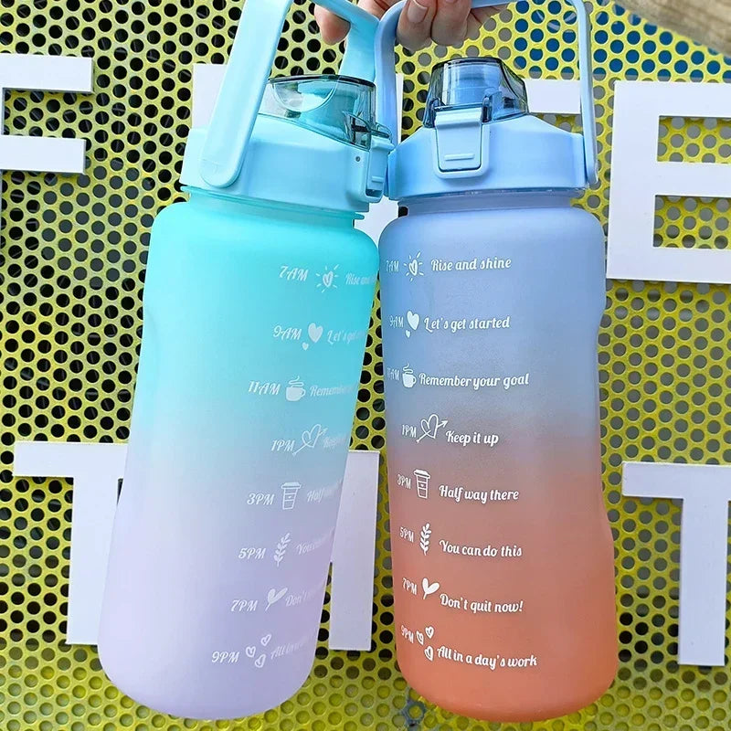 2 Liter Large Capacity Sports Water Bottle Leak proof.