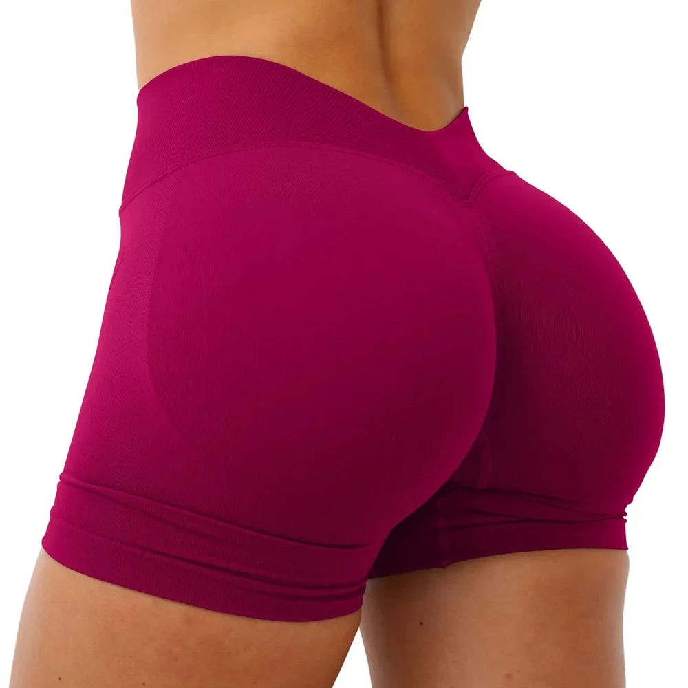 Gym Shorts Woman Seamless Yoga Shorts Fitness Training