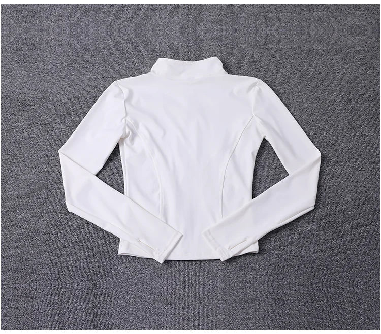 Women Sport Jacket Long Sleeve Shirt