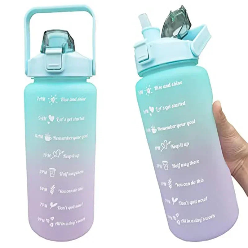 2 Liter Large Capacity Sports Water Bottle Leak proof.