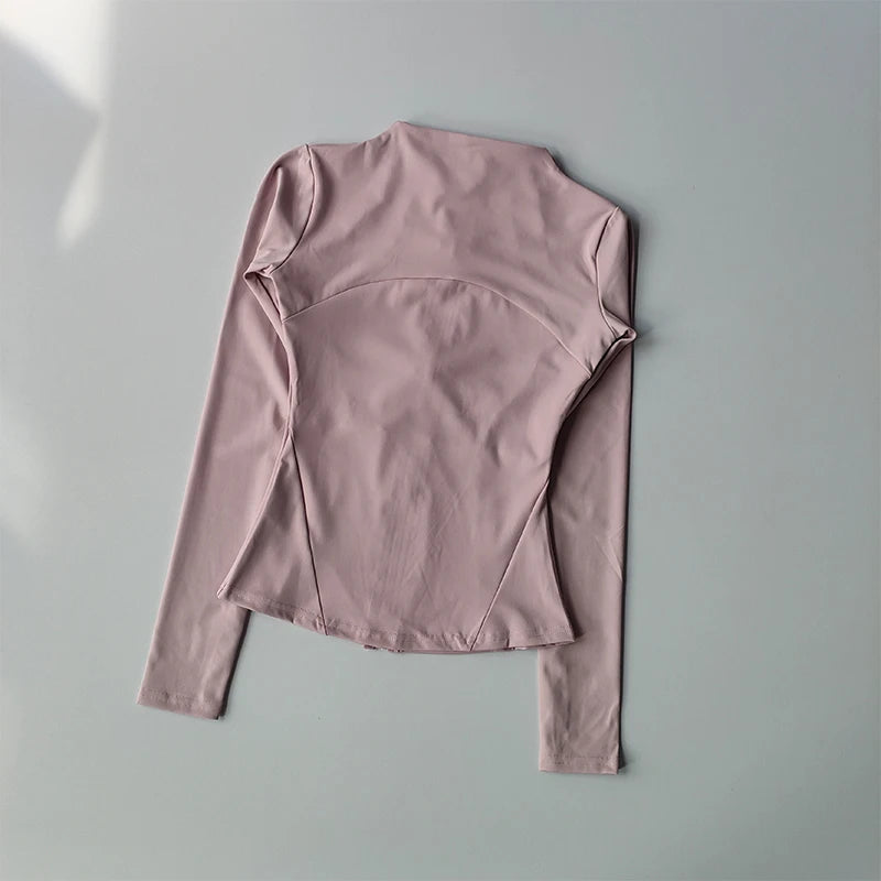 Women Sports Jacket Zip Fitness
