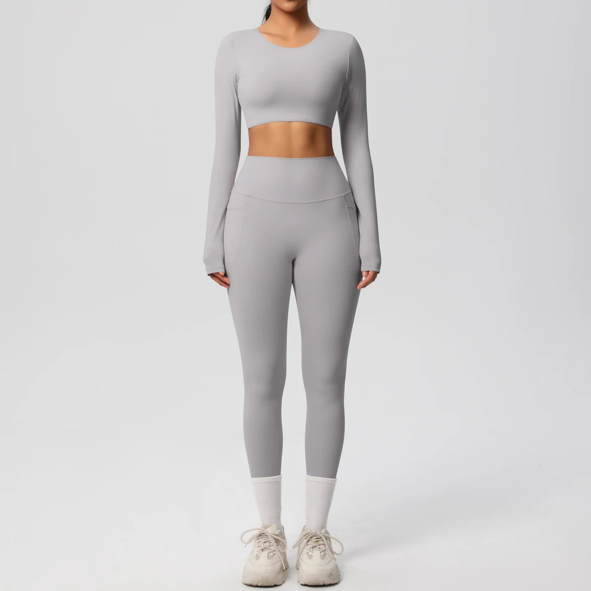 Athletnova 2PCS Yoga Set Women Gym Clothing Fitness
