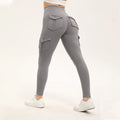 Women's Solid Color Gym Leggings High Waisted Fitness