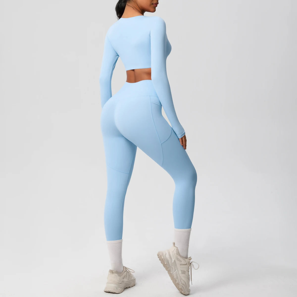 Athletnova 2PCS Yoga Set Women Gym Clothing Fitness