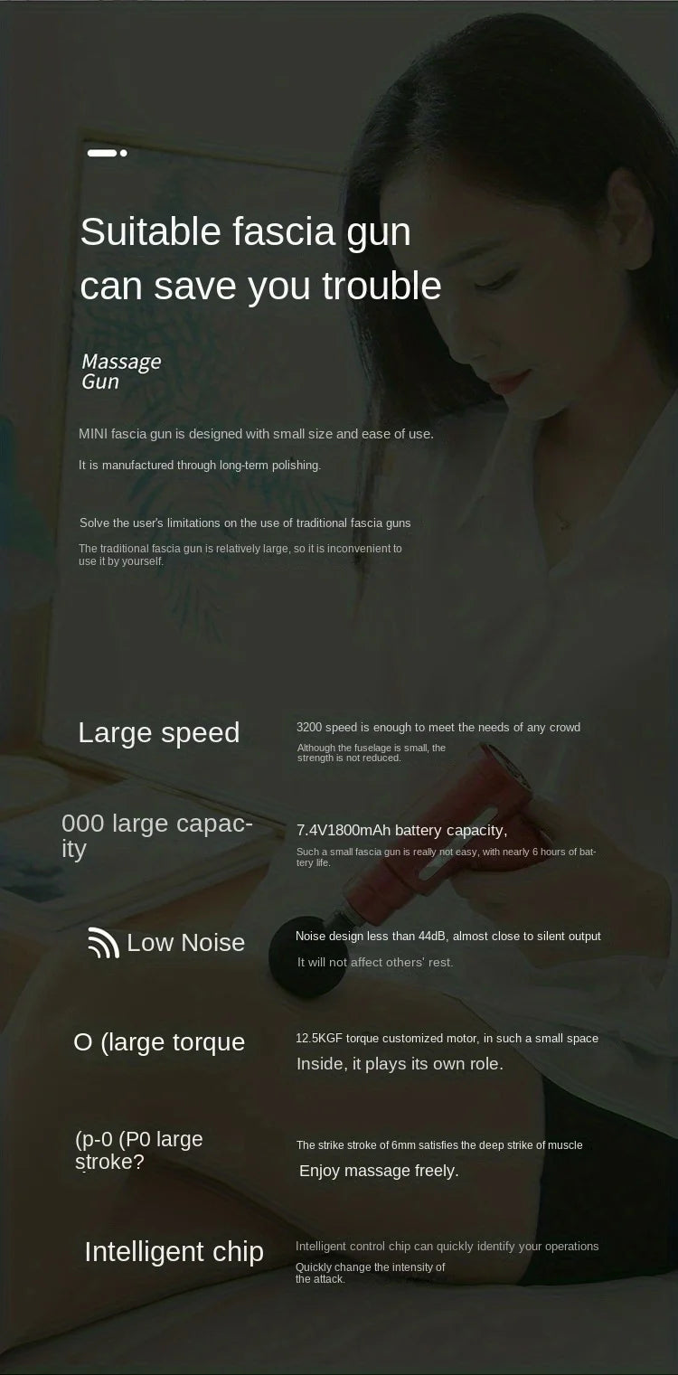 Athlet nova massage gun ￼