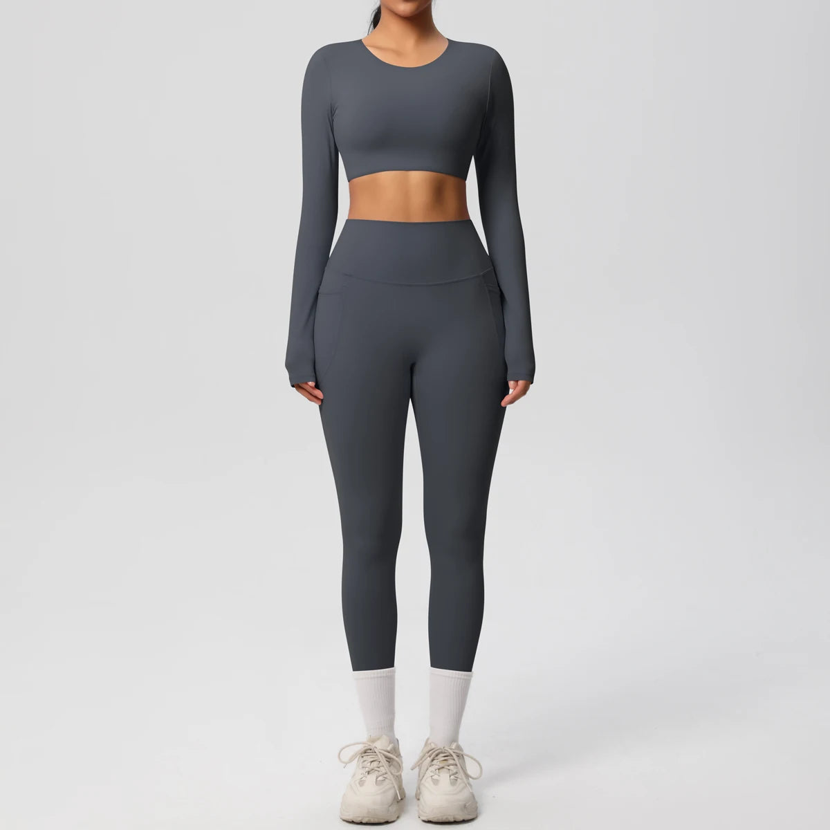 Athletnova 2PCS Yoga Set Women Gym Clothing Fitness