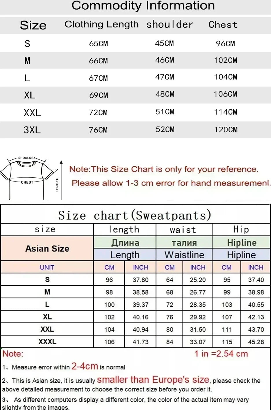 Men's casual sports outfit - T-shirt and pants