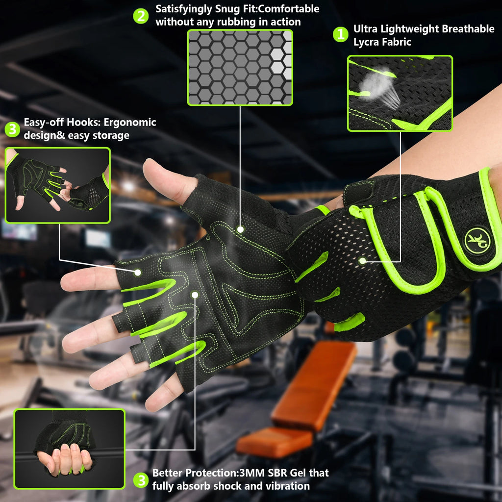 Work out gym gloves