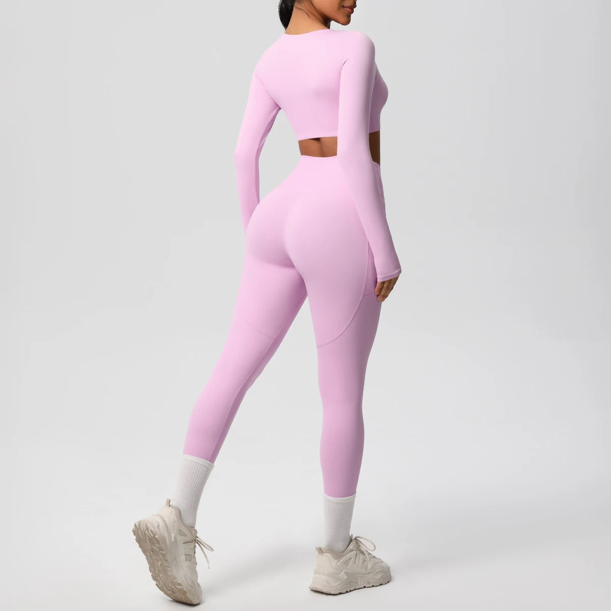 Athletnova 2PCS Yoga Set Women Gym Clothing Fitness