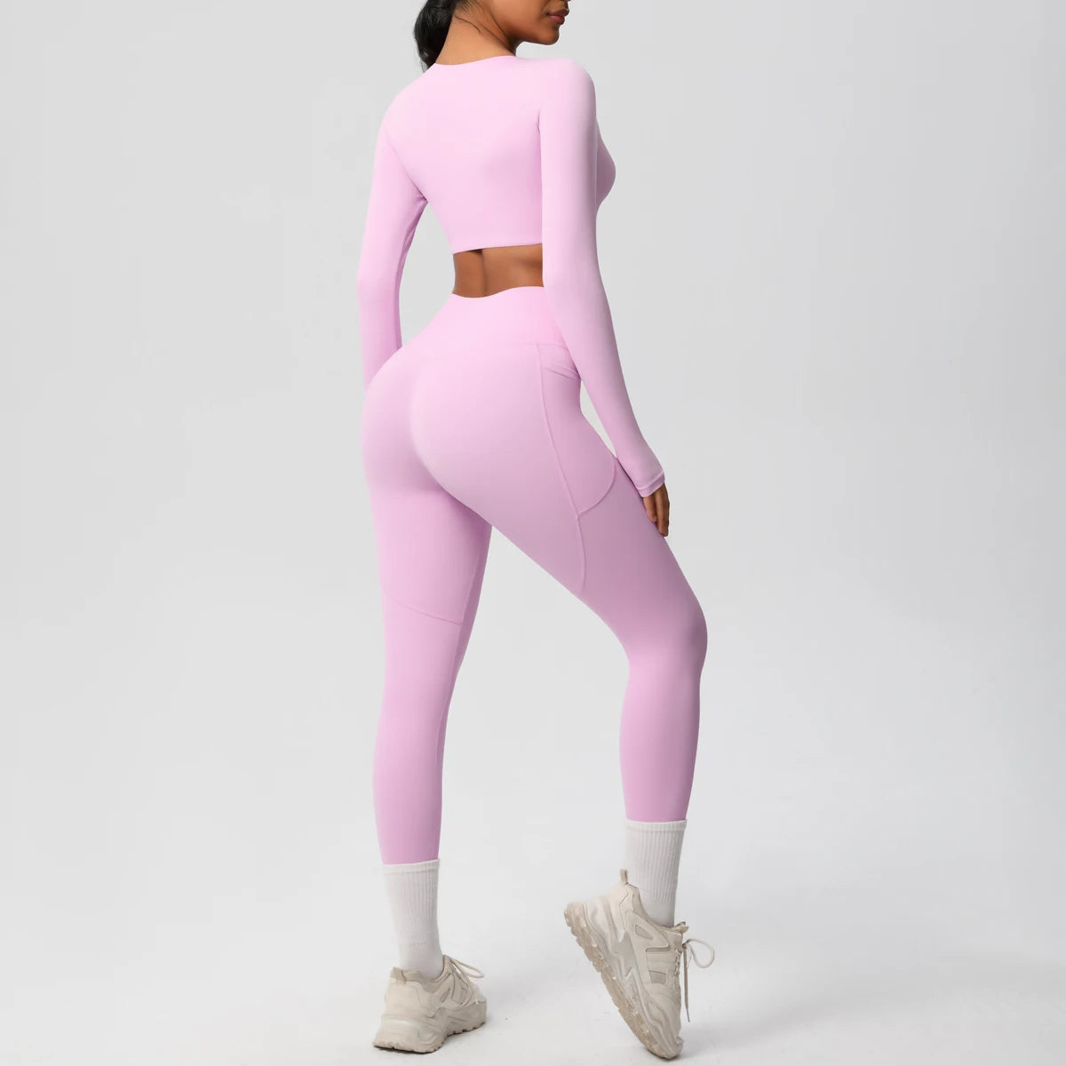 Athletnova 2PCS Yoga Set Women Gym Clothing Fitness