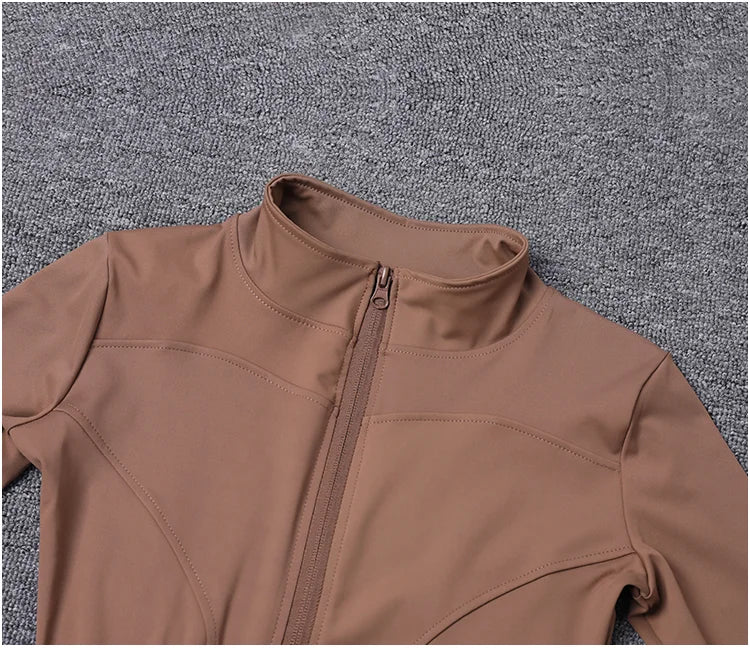 Women Sport Jacket Long Sleeve Shirt