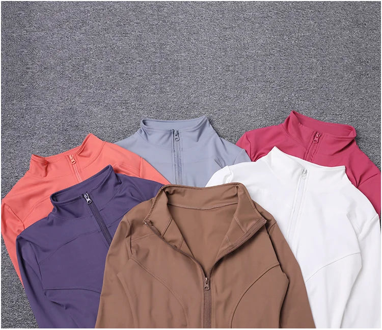 Women Sport Jacket Long Sleeve Shirt