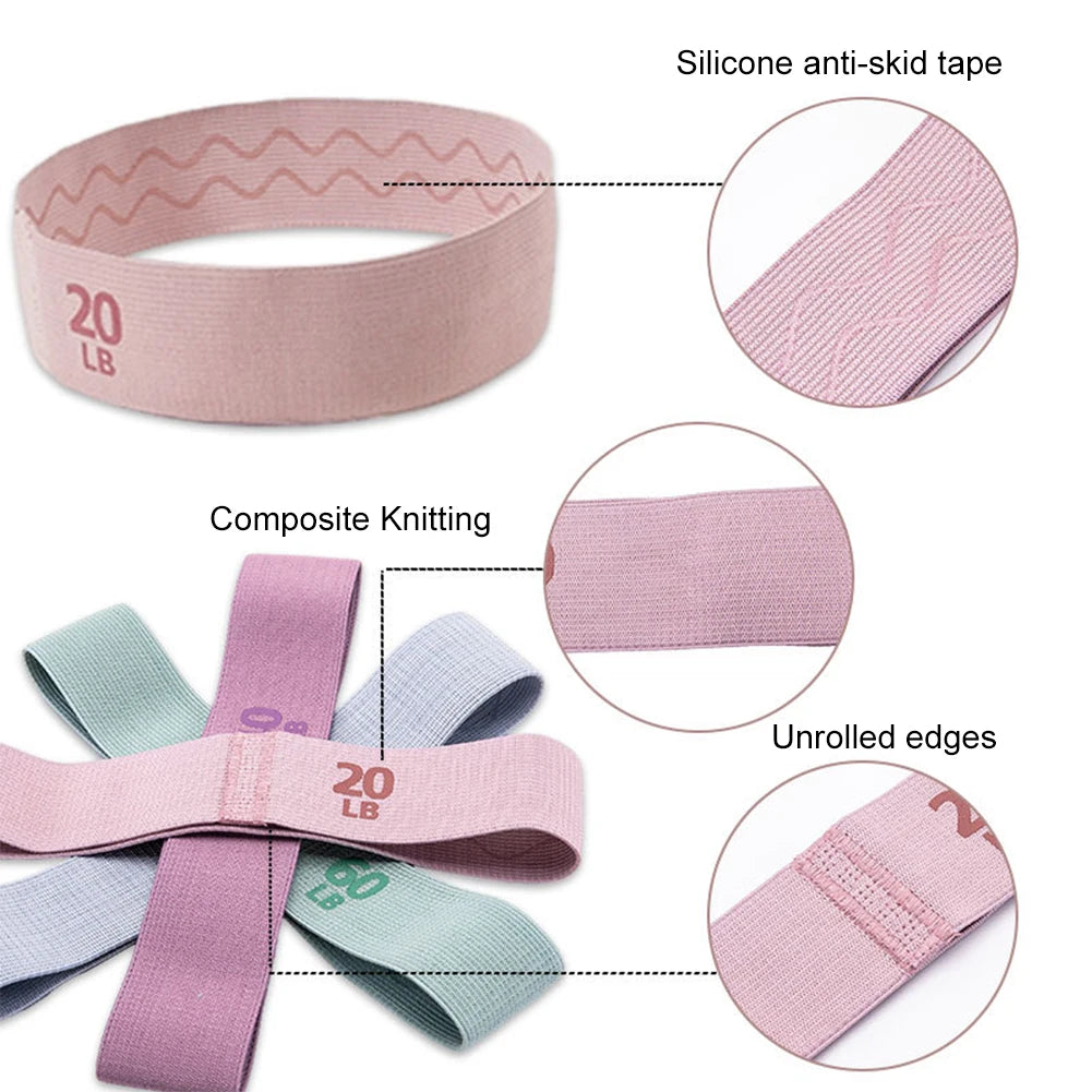 Athletnova Fabric Resistance Booty Bands Stretch Fitness