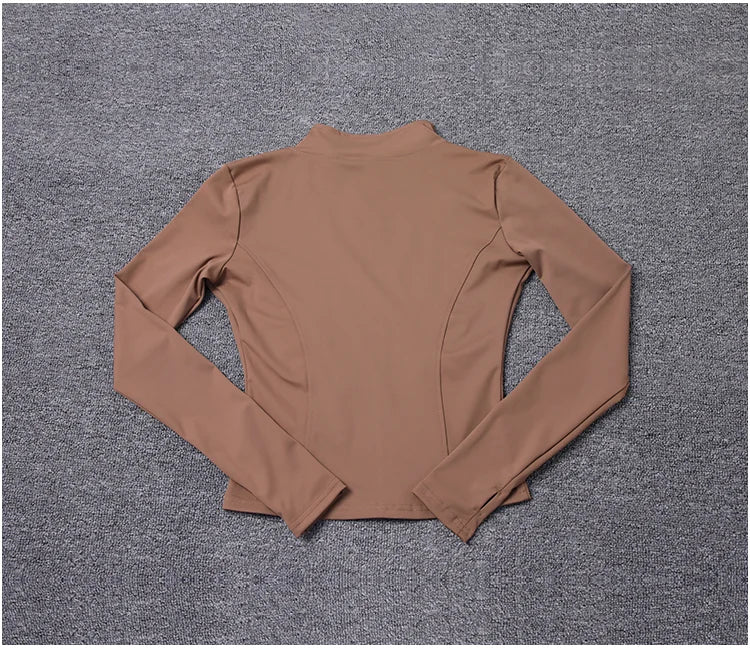 Women Sport Jacket Long Sleeve Shirt