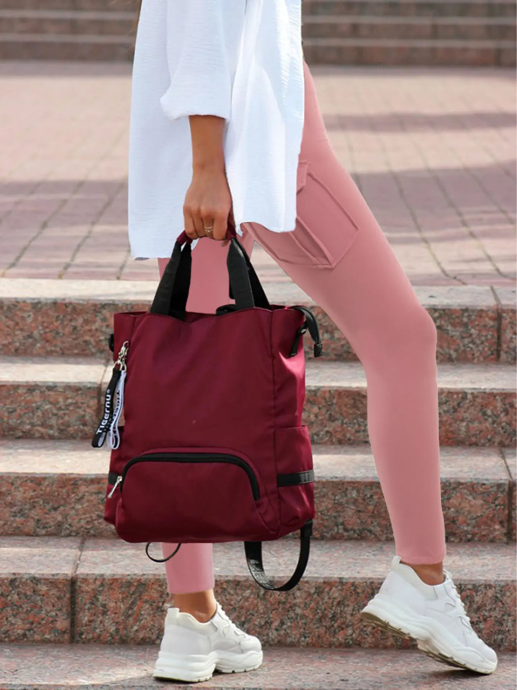 Women's Solid Color Gym Leggings High Waisted Fitness