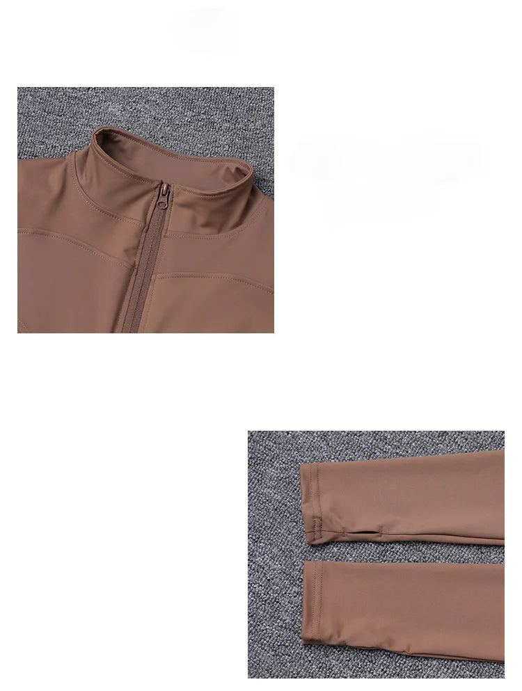 Women Sport Jacket Long Sleeve Shirt